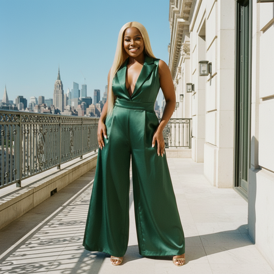 Elegant Satin Jumper