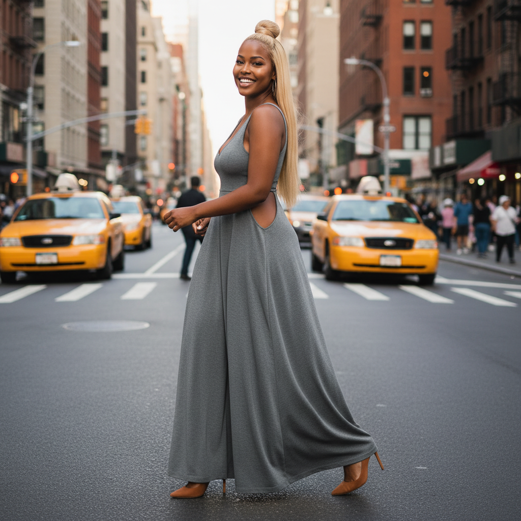 Halter Neck Wide Leg Jumper - **FEATURE**