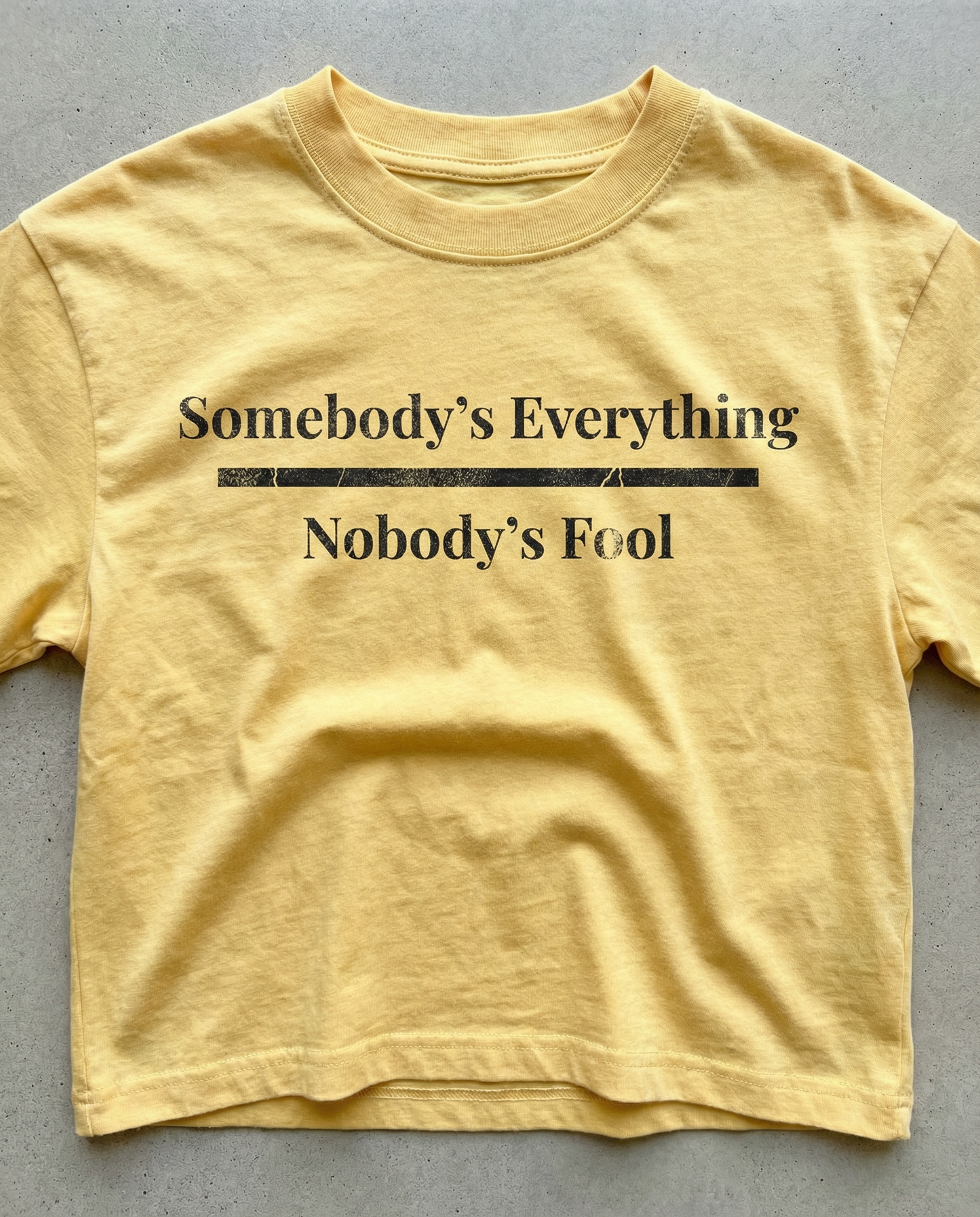 Short Sleeve Tee shirt - NOBODY'S FOOL