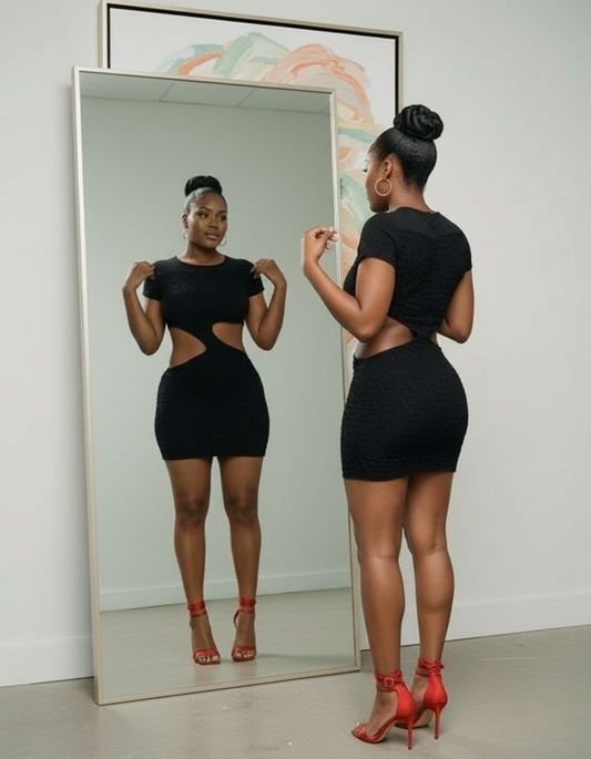 Cut-out Mini Bodycon dress